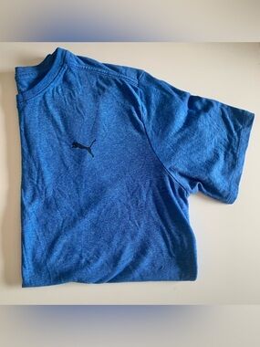 Men’s Puma Logo Short Sleeve Tee Blue